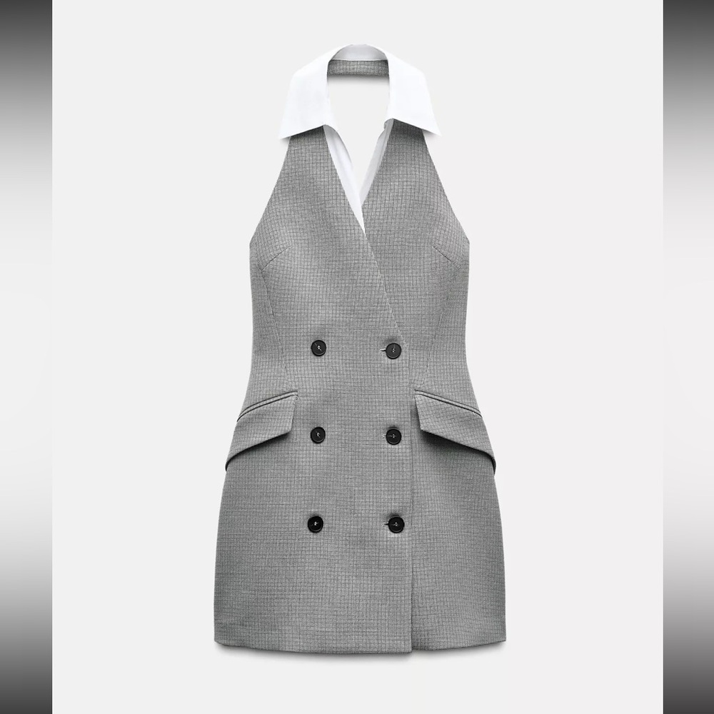 Zara mini halter dress
